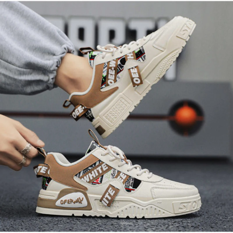 Casual Fashion Leather Sneaker - Badminton Shoes Men recension och pris