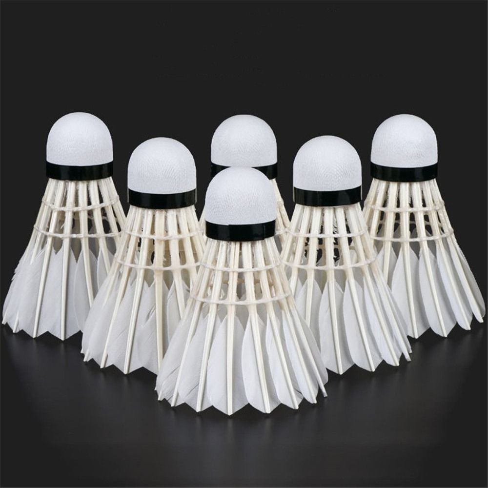 3/6/12Pcs New White Badminton  - Feather Shuttlecock recension och pris